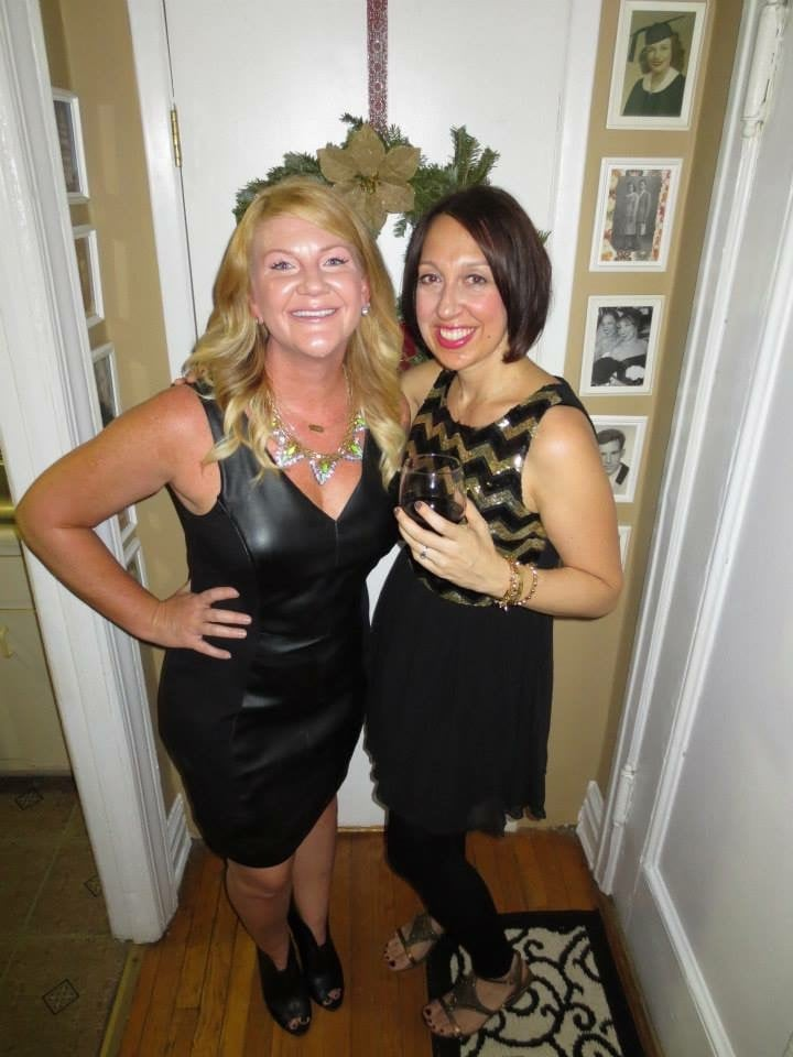 Monica and Kim - Christmas Party